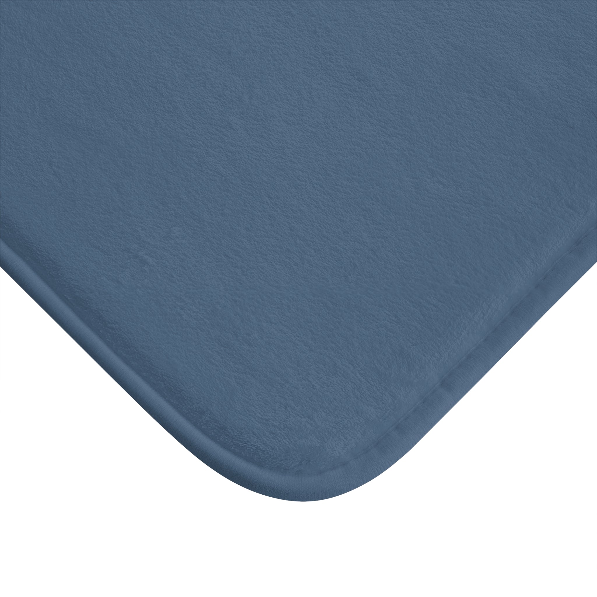 Coastal Blue Memory Foam Bath Mat — Soft Absorbent Bathroom Rug, 2 sizes