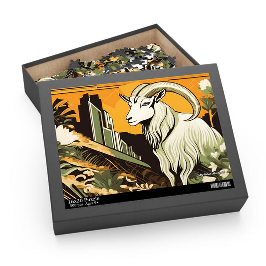 Urban Goat, Jigsaw Puzzle, (120, 252, or 500-Piece)