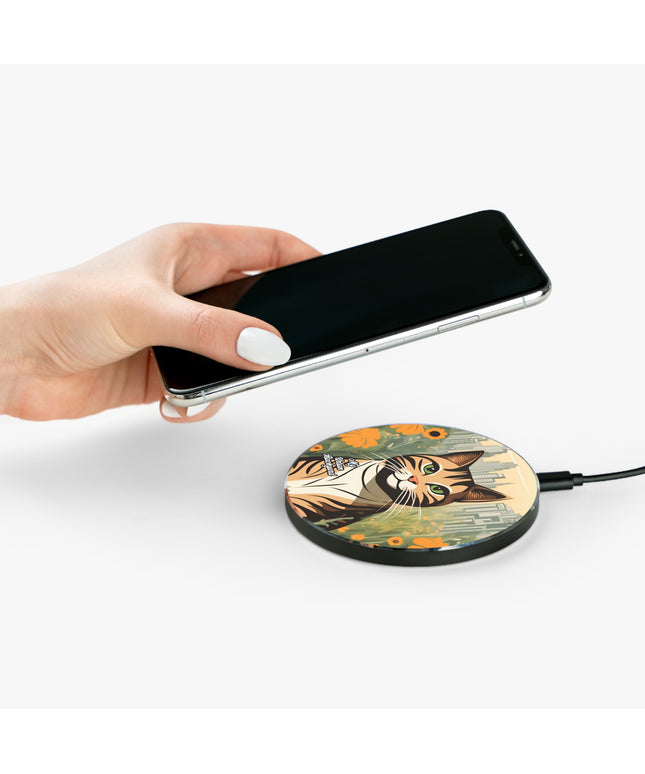 Finn Purrington, Cat 10W Wireless Charger for iPhone, Android, Earbuds