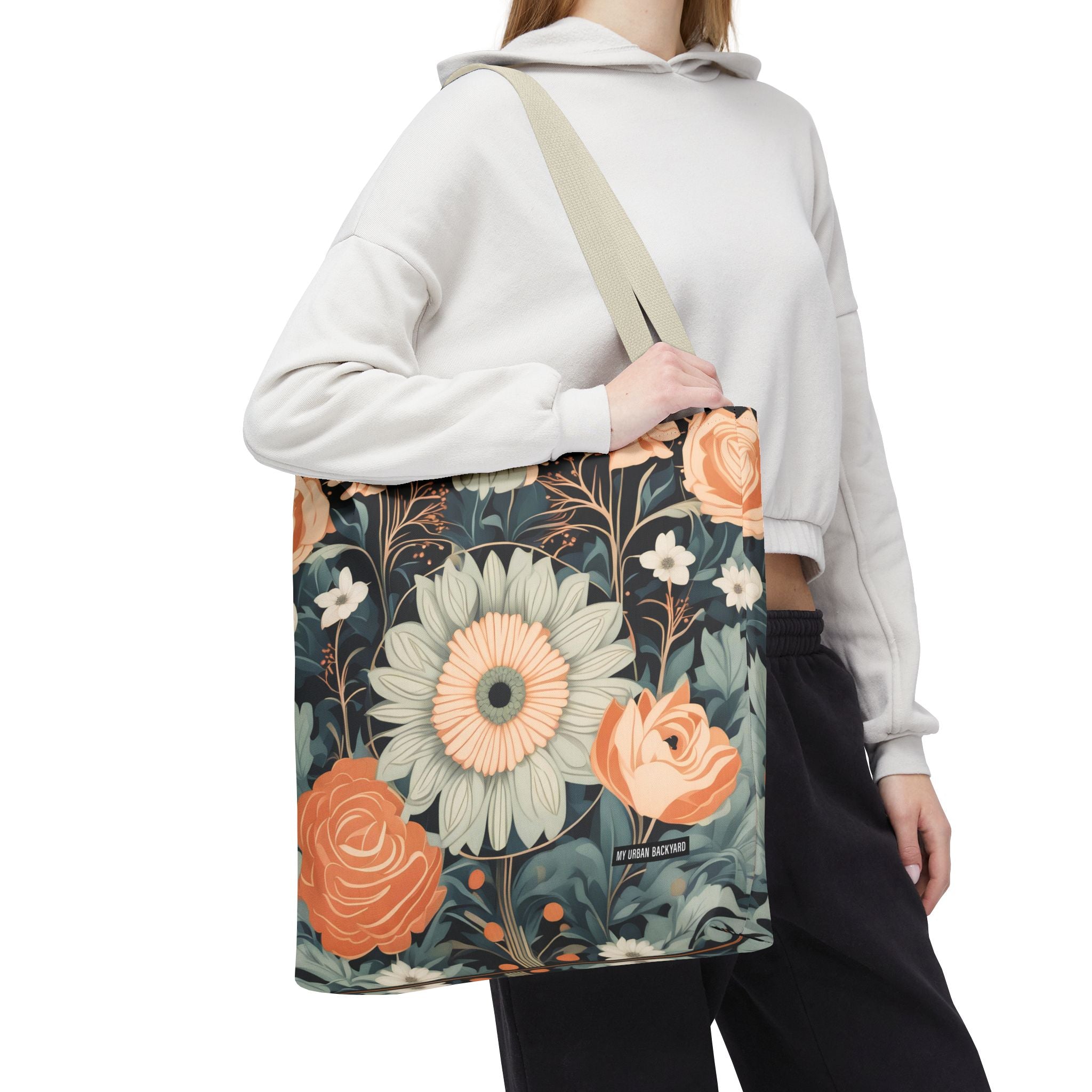 Wildflowers, Everyday Tote Bag w Cotton Handles