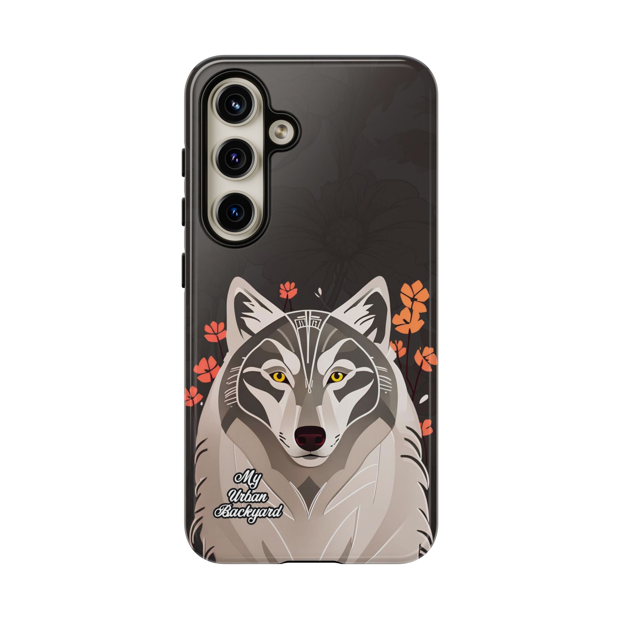 Art Deco Wolf, Cell Phone Case - Apple, Samsung, Google Pixel