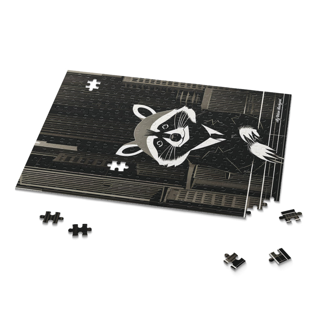 Oliver Nighteyes, Raccoon Jigsaw Puzzle, (120, 252, or 500-Piece)