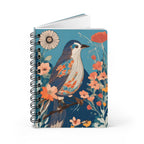Colorful Bird Spiral Journal
