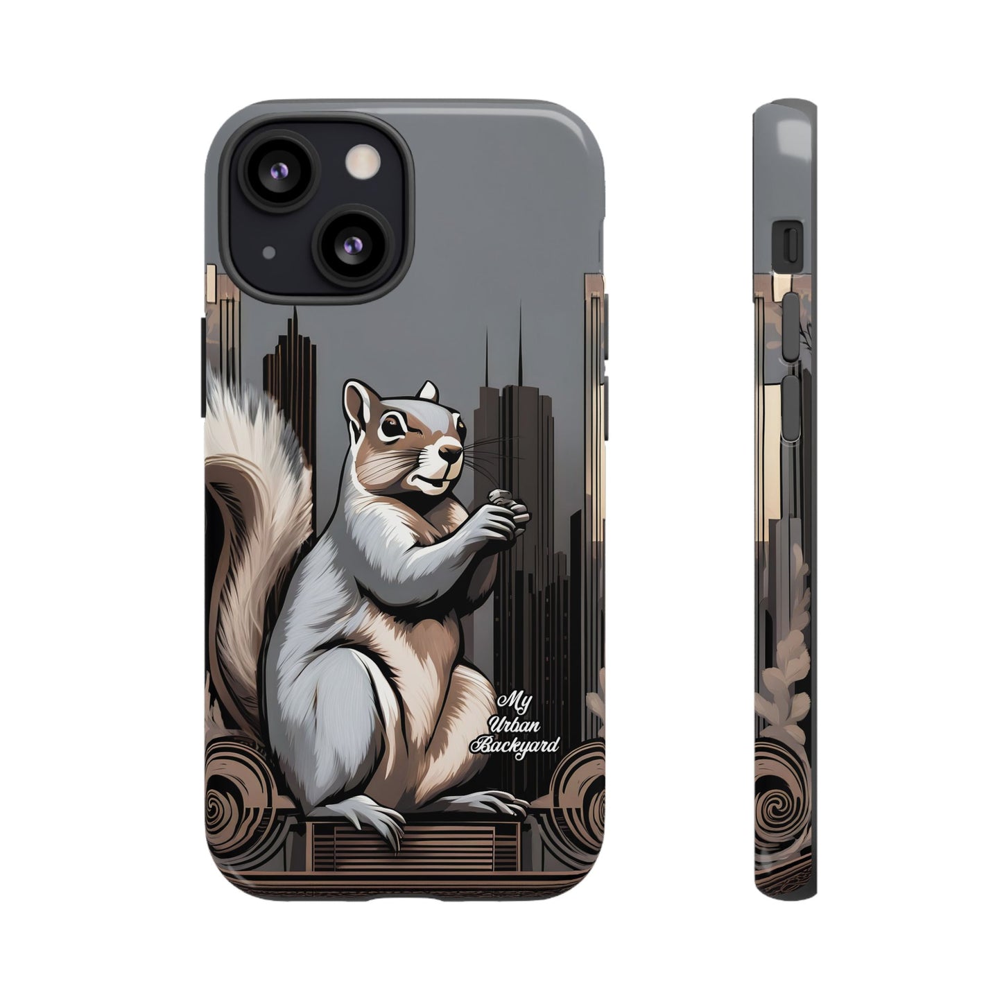 Urban Gray Squirrel, Cell Phone Case - Apple, Samsung, or Google Pixel