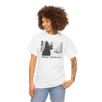 Whisker Wonderland Unisex Heavy Cotton Tee - Cozy Cat Lover's T-Shirt
