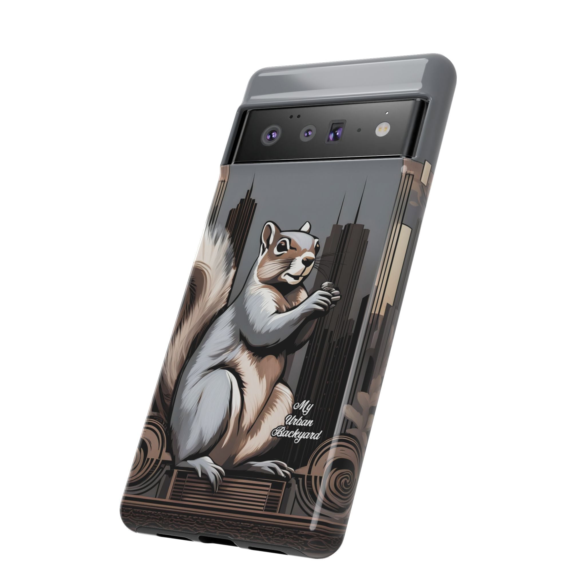 Urban Gray Squirrel, Cell Phone Case - Apple, Samsung, Google Pixel