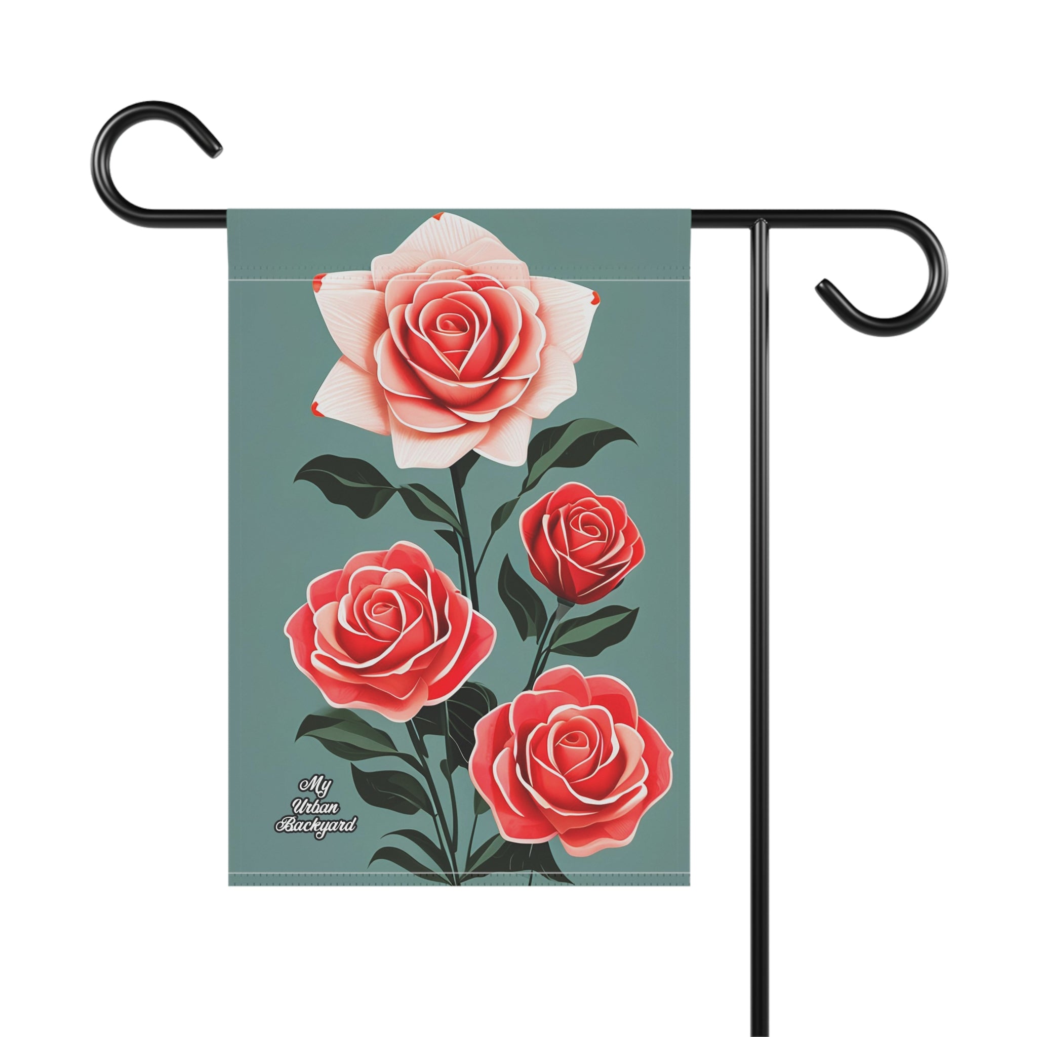 Roses, Garden Flag