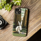 White Rabbit on a City Street, Cell Phone Case - Apple, Samsung, Google Pixel