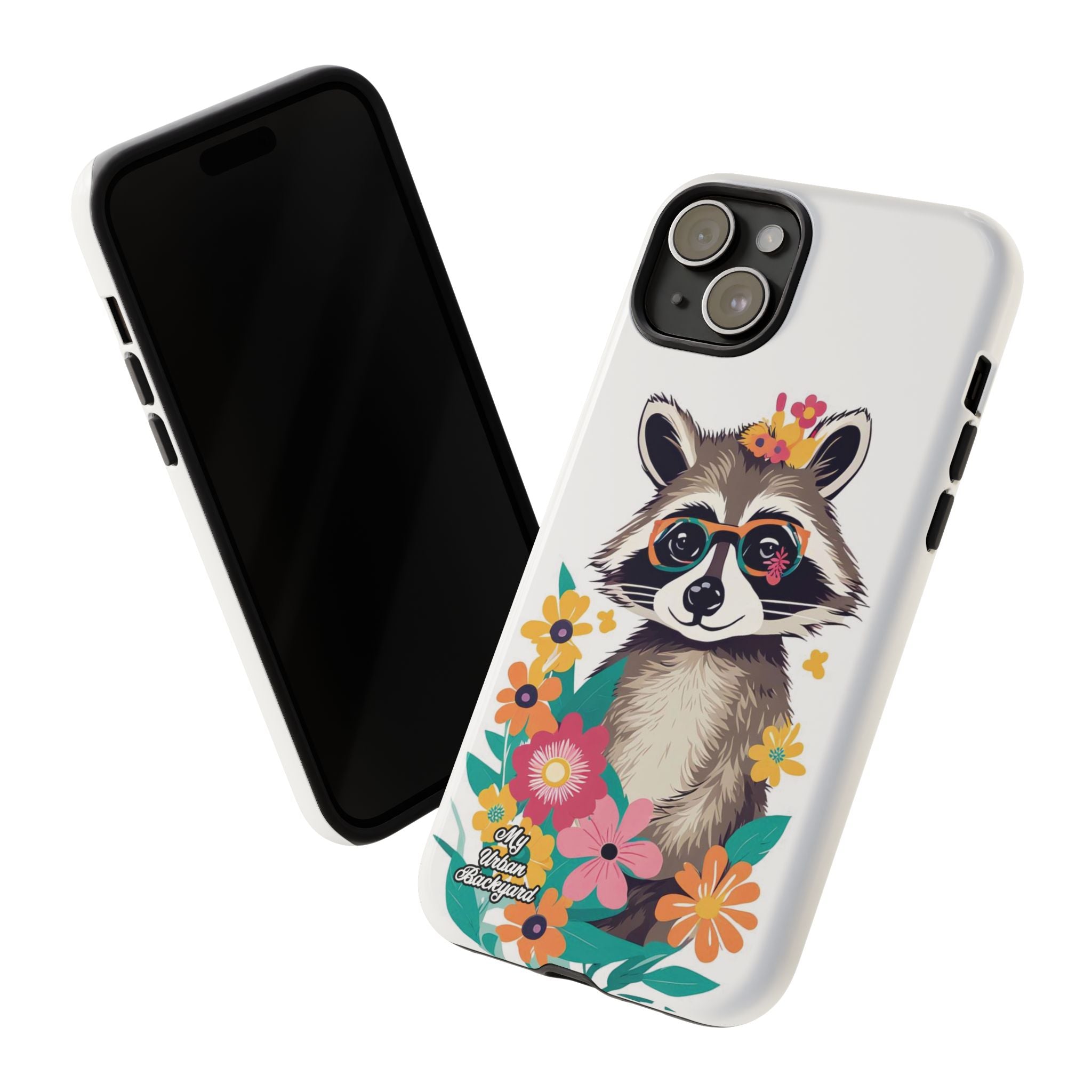 Raccoon with Glasses, Cell Phone Case - Apple, Samsung or Google Pixel