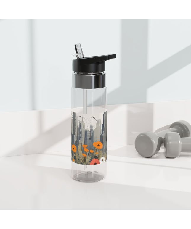 Urban Wildflowers, 20oz Sport Water Bottle, BPA-Free, Tritan™ plastic