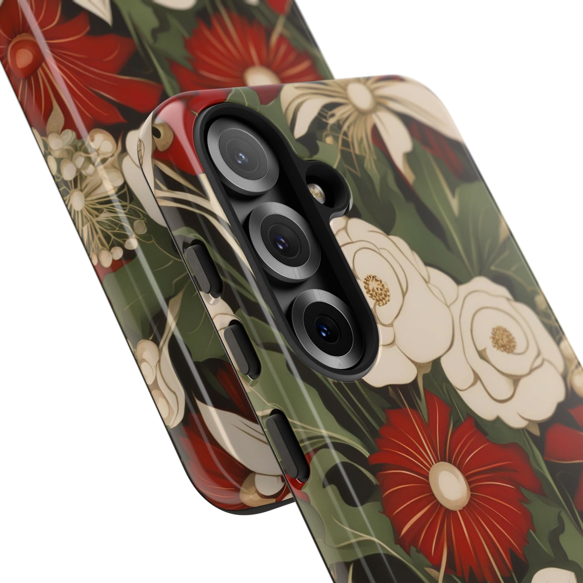 Holiday Flowers, Cell Phone Case - Apple, Samsung, Google Pixel