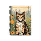 Finn Purrington, Cat Spiral Notebook Writing Journal - 118 Ruled Pages
