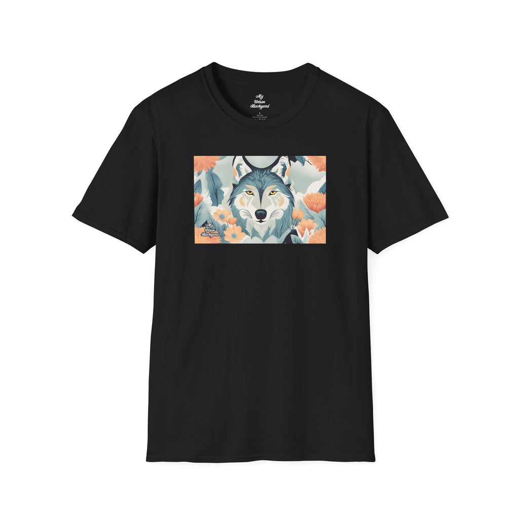Blue Wolf, Soft 100% Cotton T-Shirt, Unisex, Short Sleeve, Classic Fit