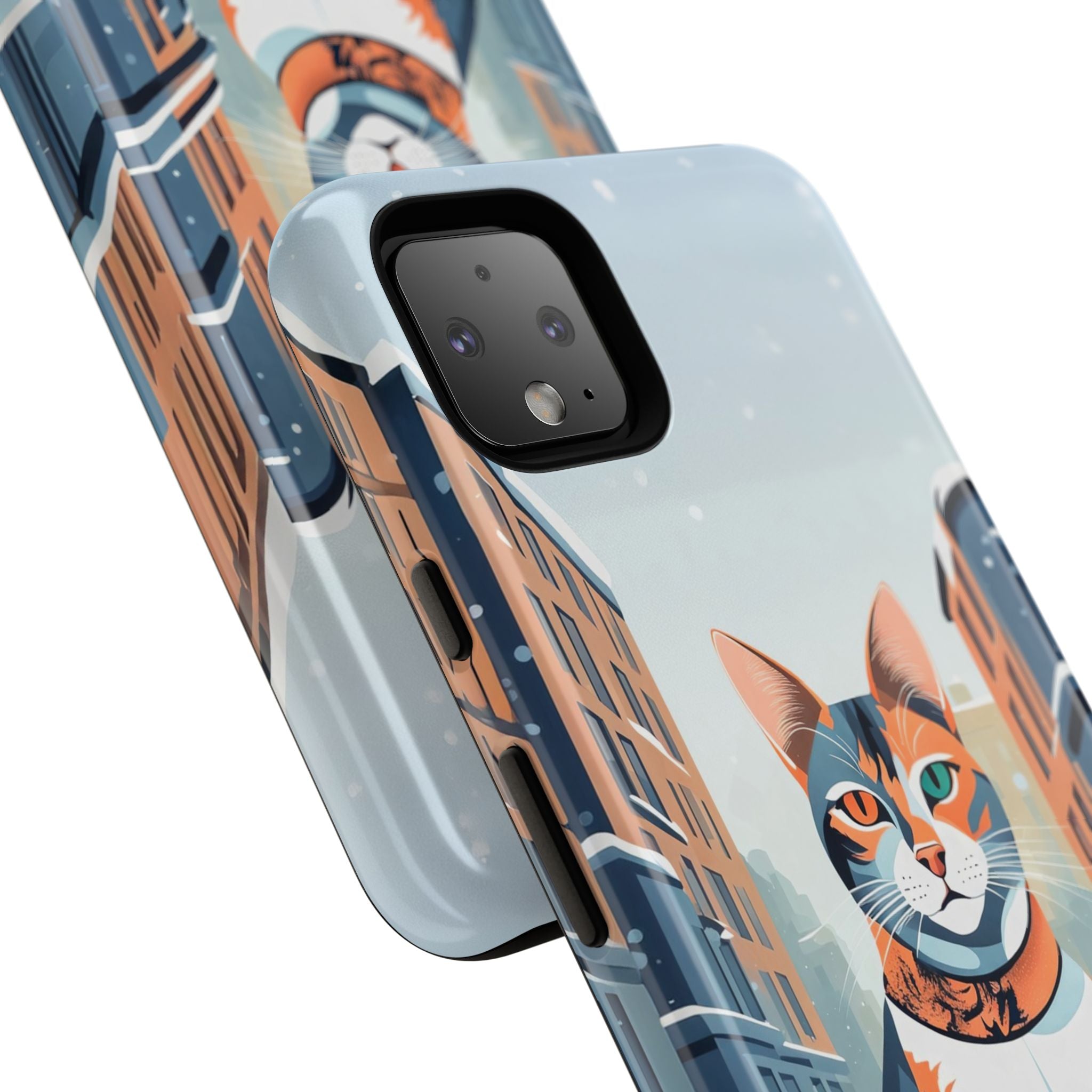 Claws Pawson in the Snow, Cell Phone Case - Apple, Samsung, Google Pixel