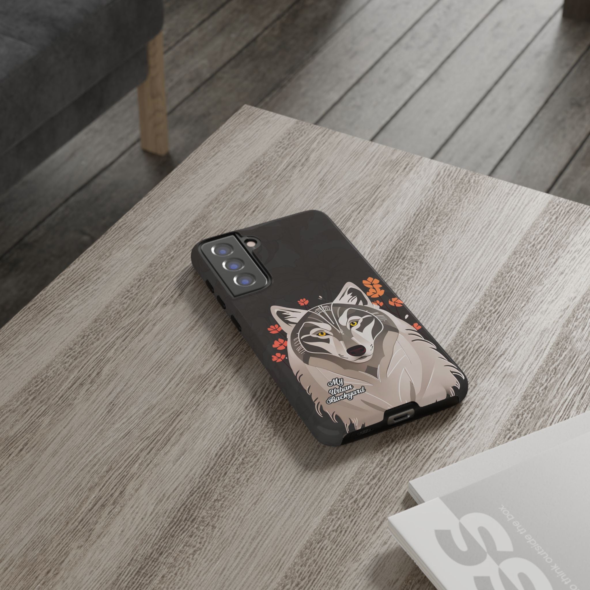Art Deco Wolf, Cell Phone Case - Apple, Samsung, Google Pixel