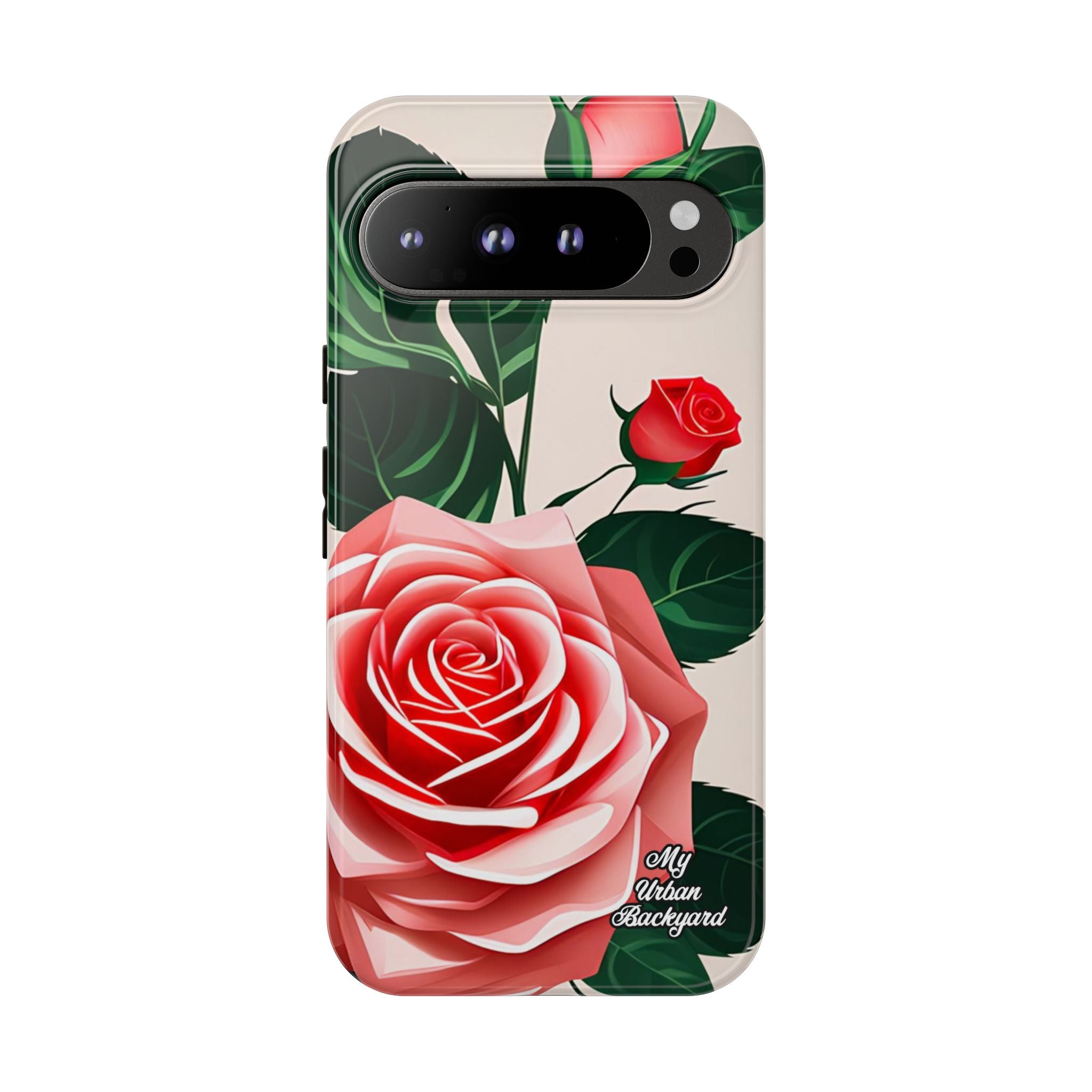 Pink Rose Flowers, Cell Phone Case - Apple, Samsung, Google Pixel