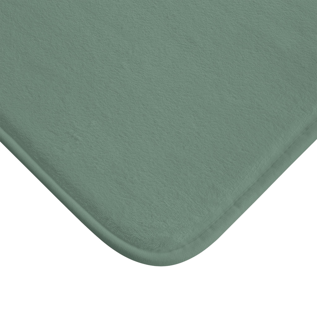 Green Memory Foam Bath Mat — Soft Absorbent Bathroom Rug, 2 sizes