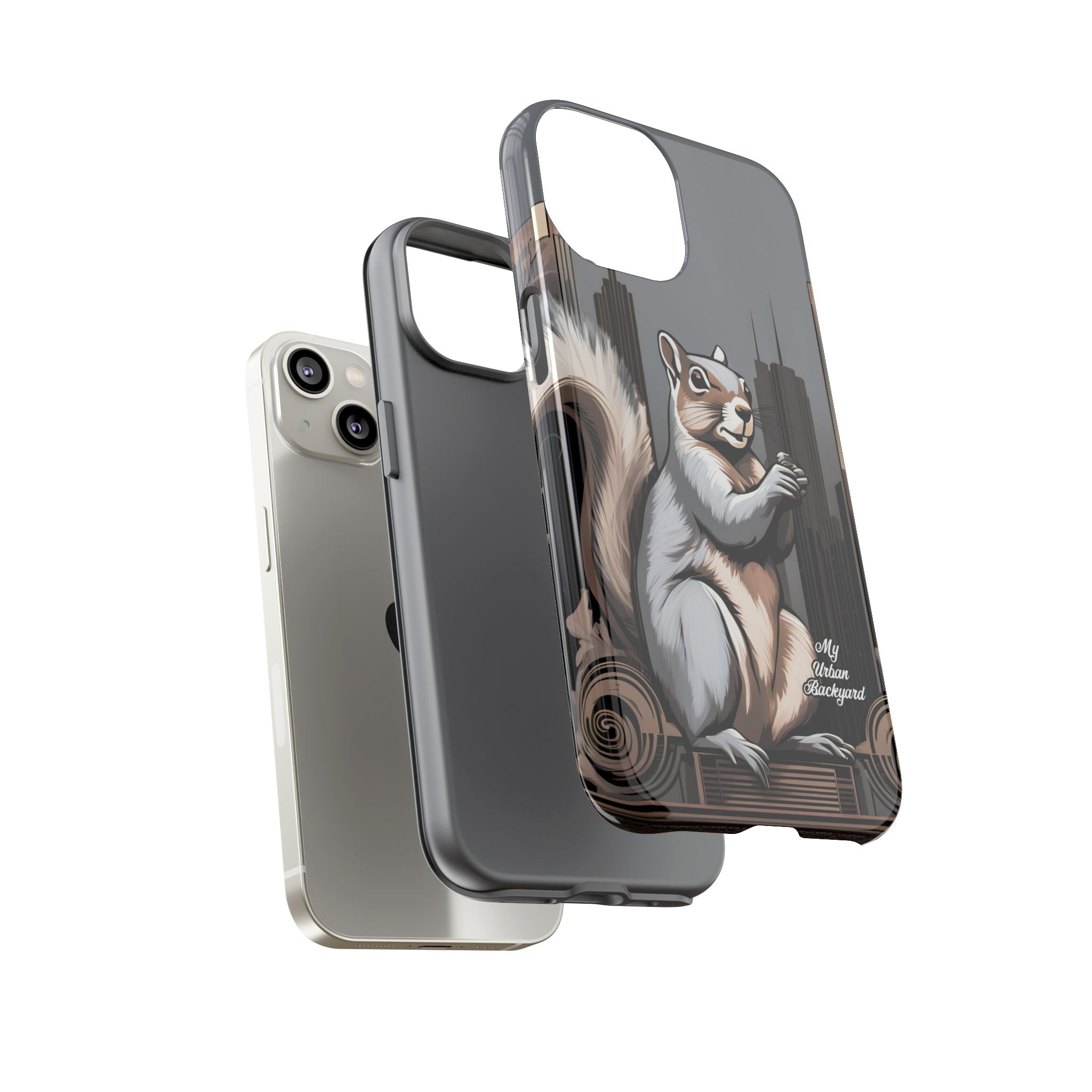 Urban Gray Squirrel, Cell Phone Case - Apple, Samsung, Google Pixel