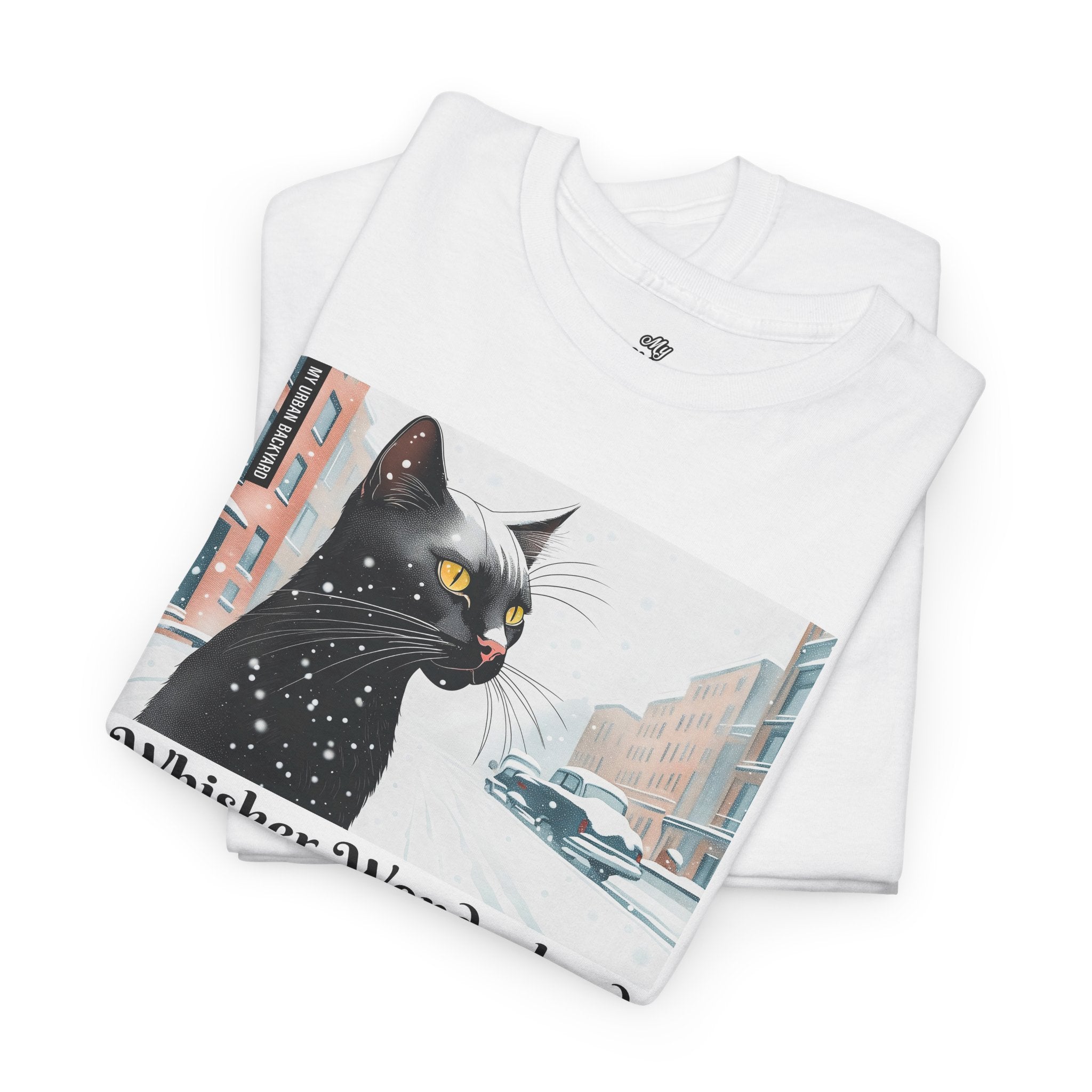 Whisker Wonderland Unisex Heavy Cotton Tee - Cozy Cat Lover's T-Shirt
