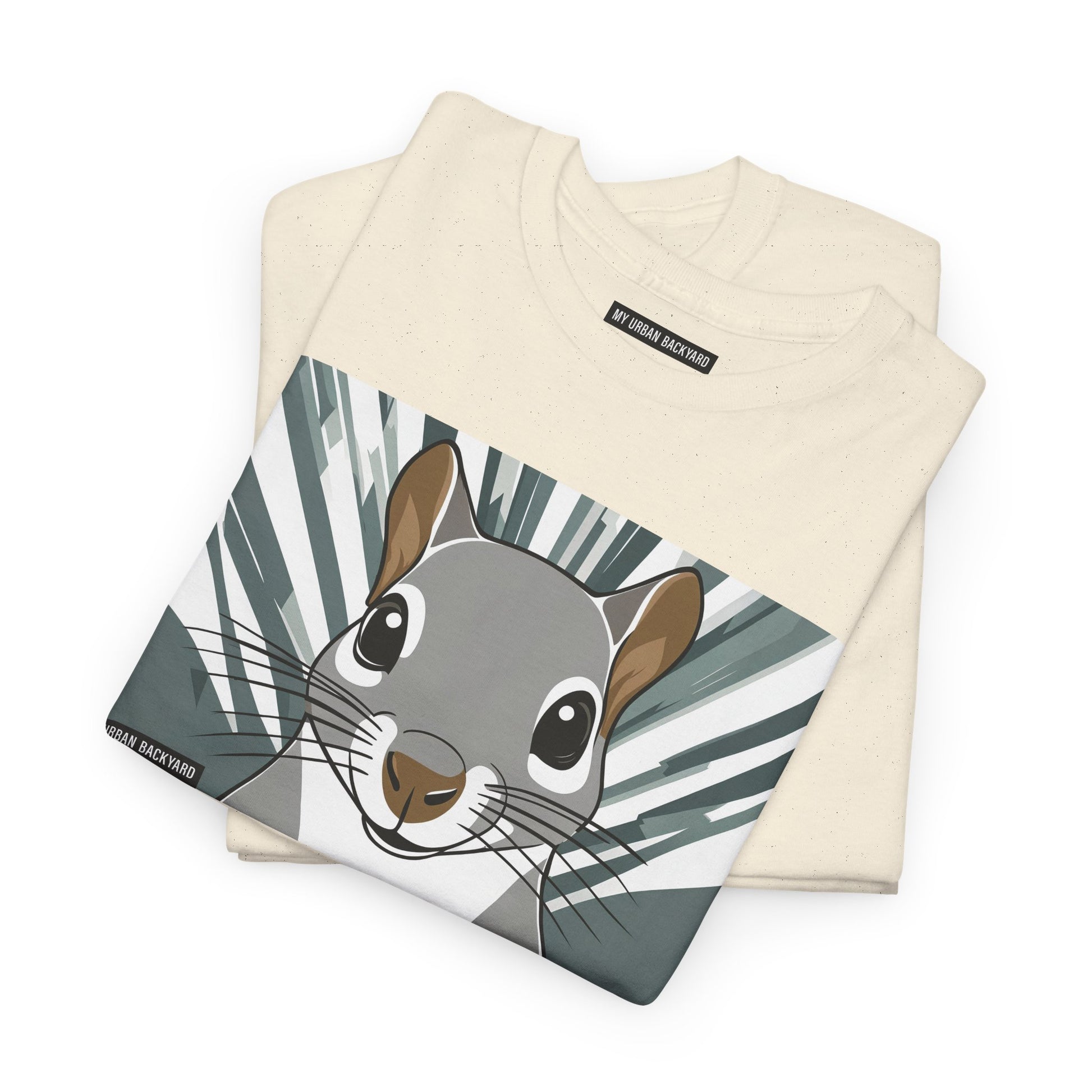 Cute Squirrel Graphic Tee, Unisex Cotton T-Shirt, Nature Lover Gift, Animal Art Top, Casual Wear