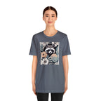 Rocco Pawsley, Raccoon T-Shirt, Soft 100% Cotton, Short Sleeve, Classic Fit - Unisex