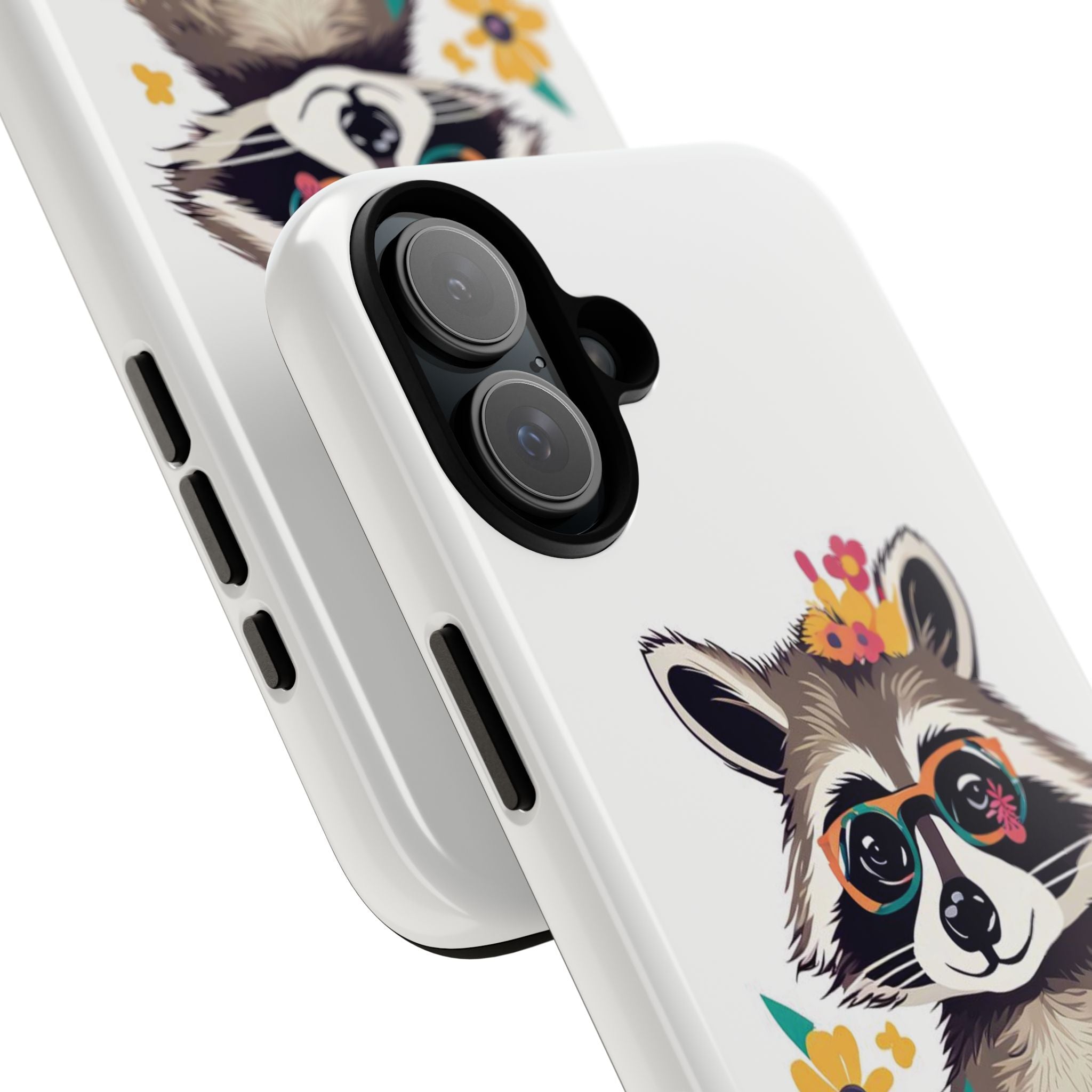 Raccoon with Glasses, Cell Phone Case - Apple, Samsung or Google Pixel