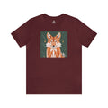 Art Deco Coyote, Soft 100% Jersey Cotton T-Shirt, Unisex, Short Sleeve, Retail Fit