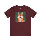 Art Deco Coyote, Soft 100% Jersey Cotton T-Shirt, Unisex, Short Sleeve, Retail Fit
