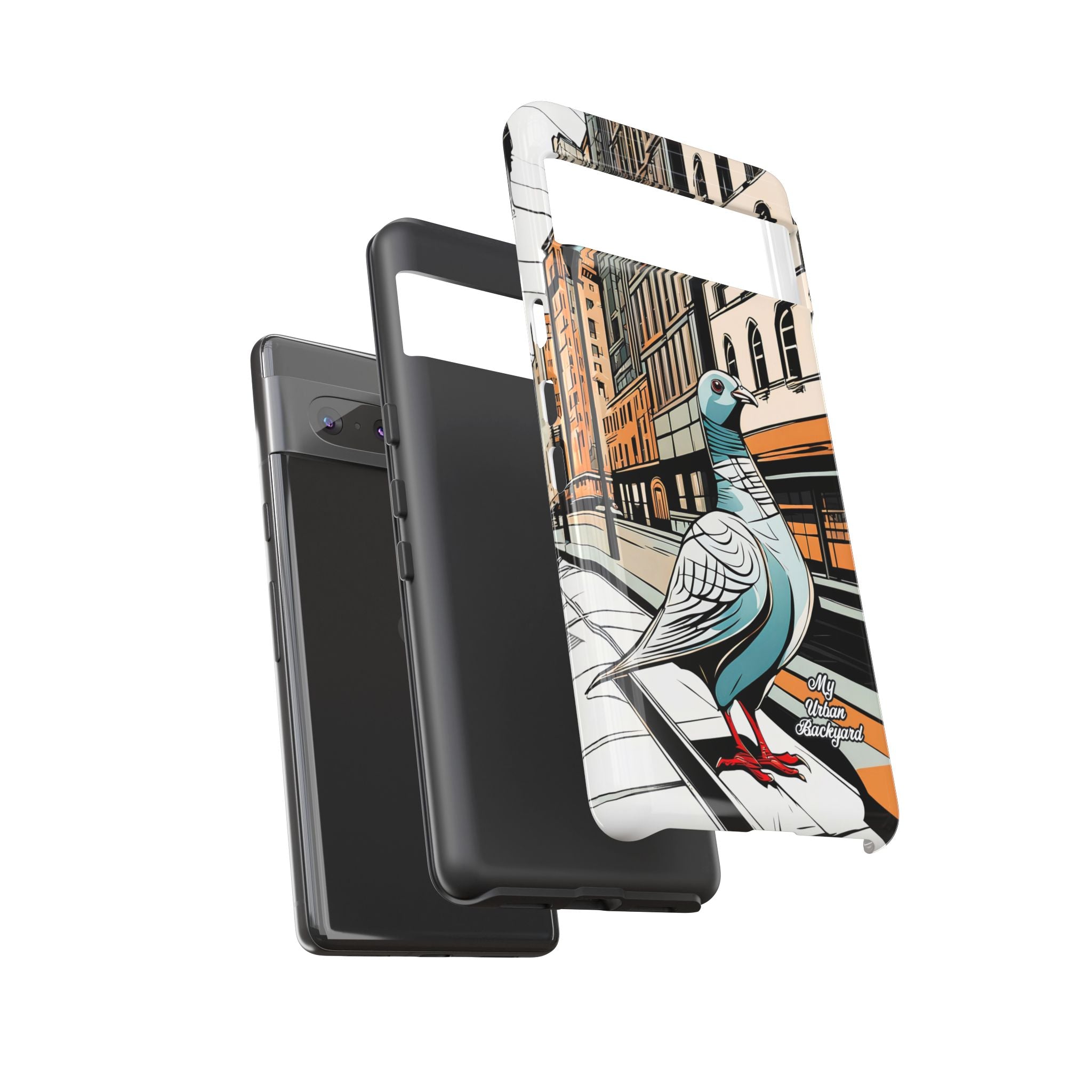 Pigeon on a City Street, Cell Phone Case - Apple, Samsung, Google Pixel