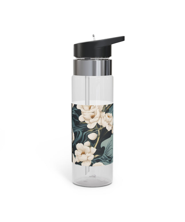 Winter Flowers, 20oz Sport Water Bottle, BPA-Free, Tritan™ plastic