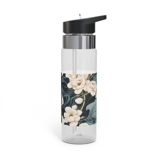 Winter Flowers, 20oz Sport Water Bottle, BPA-Free, Tritan™ plastic