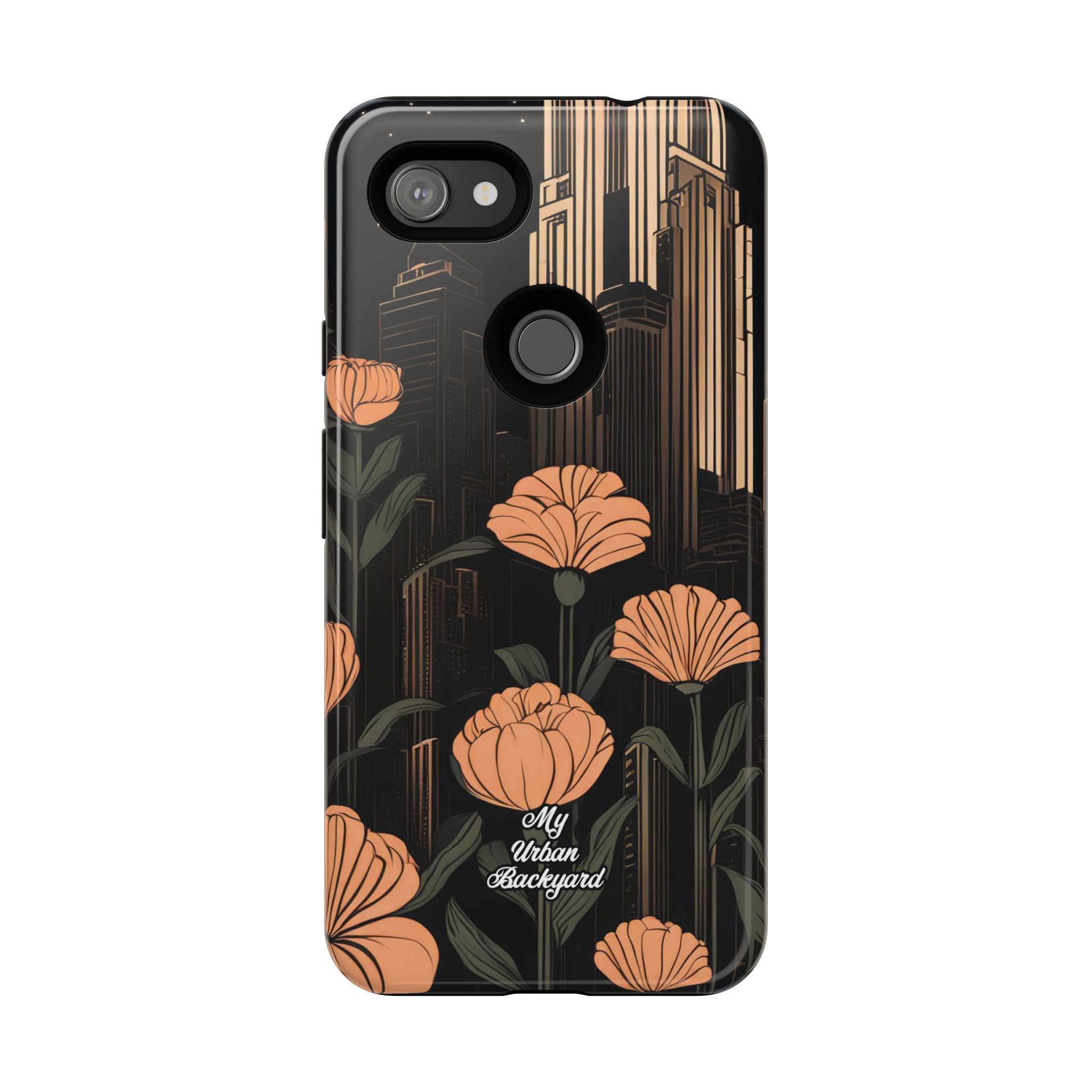 Urban Evening with Flowers, Cell Phone Case