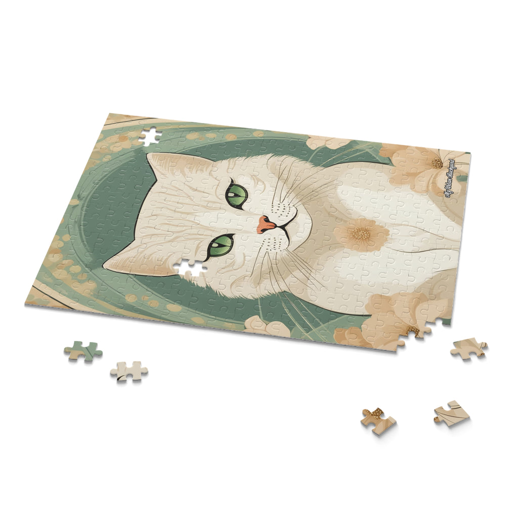 Blanca Purrington, Cat Jigsaw Puzzle, (120, 252, or 500-Piece)