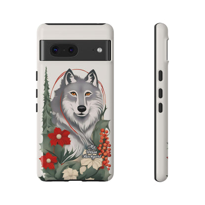 Winter Wolf, Cell Phone Case - Apple, Samsung or Google Pixel