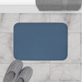 Coastal Blue Memory Foam Bath Mat — Soft Absorbent Bathroom Rug, 2 sizes