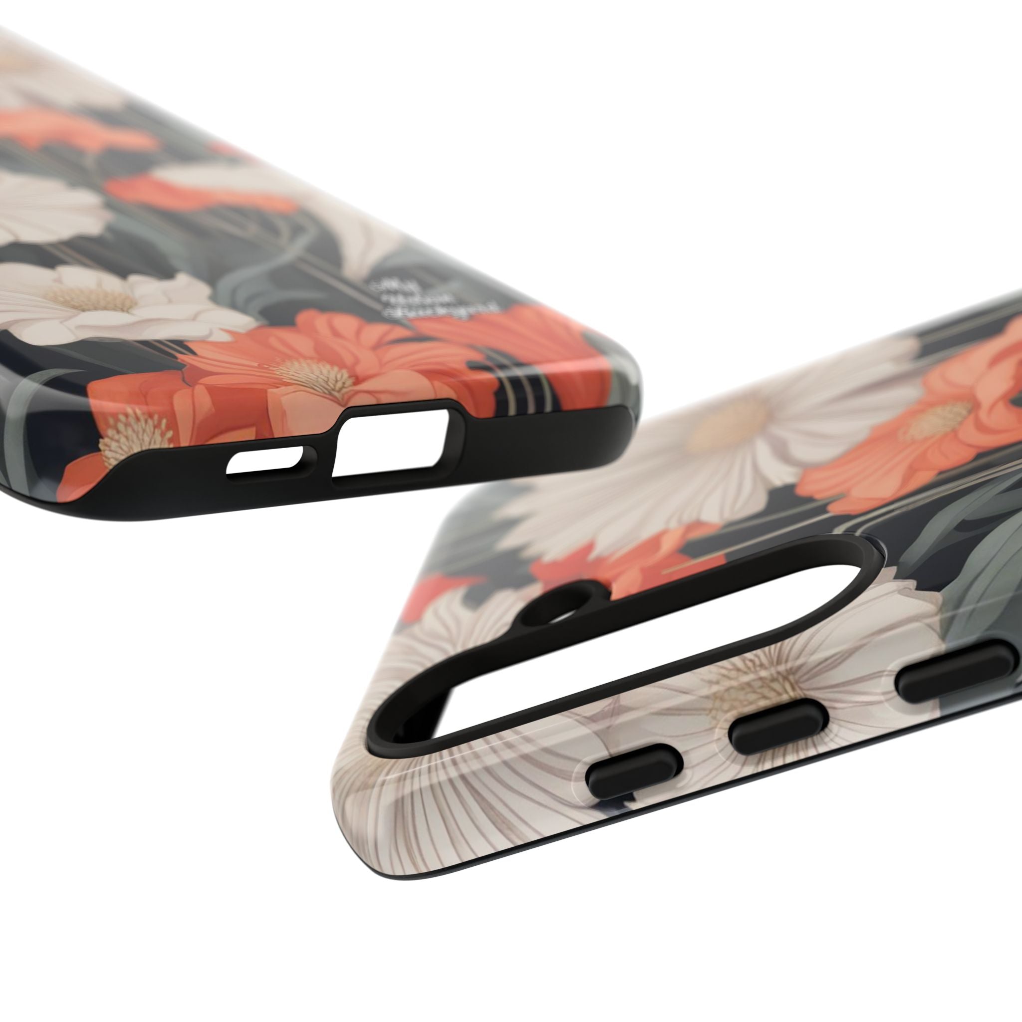 Art Deco Flowers, Cell Phone Case - Apple, Samsung, Google Pixel