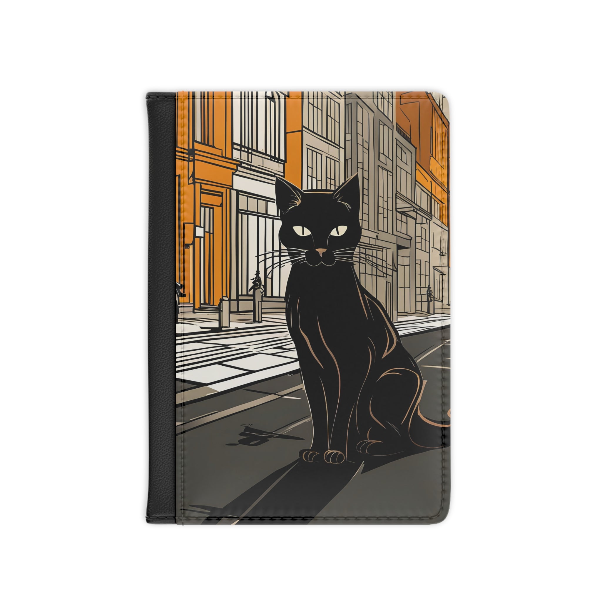 Lucian Purrcrest, Black Cat Passport Cover