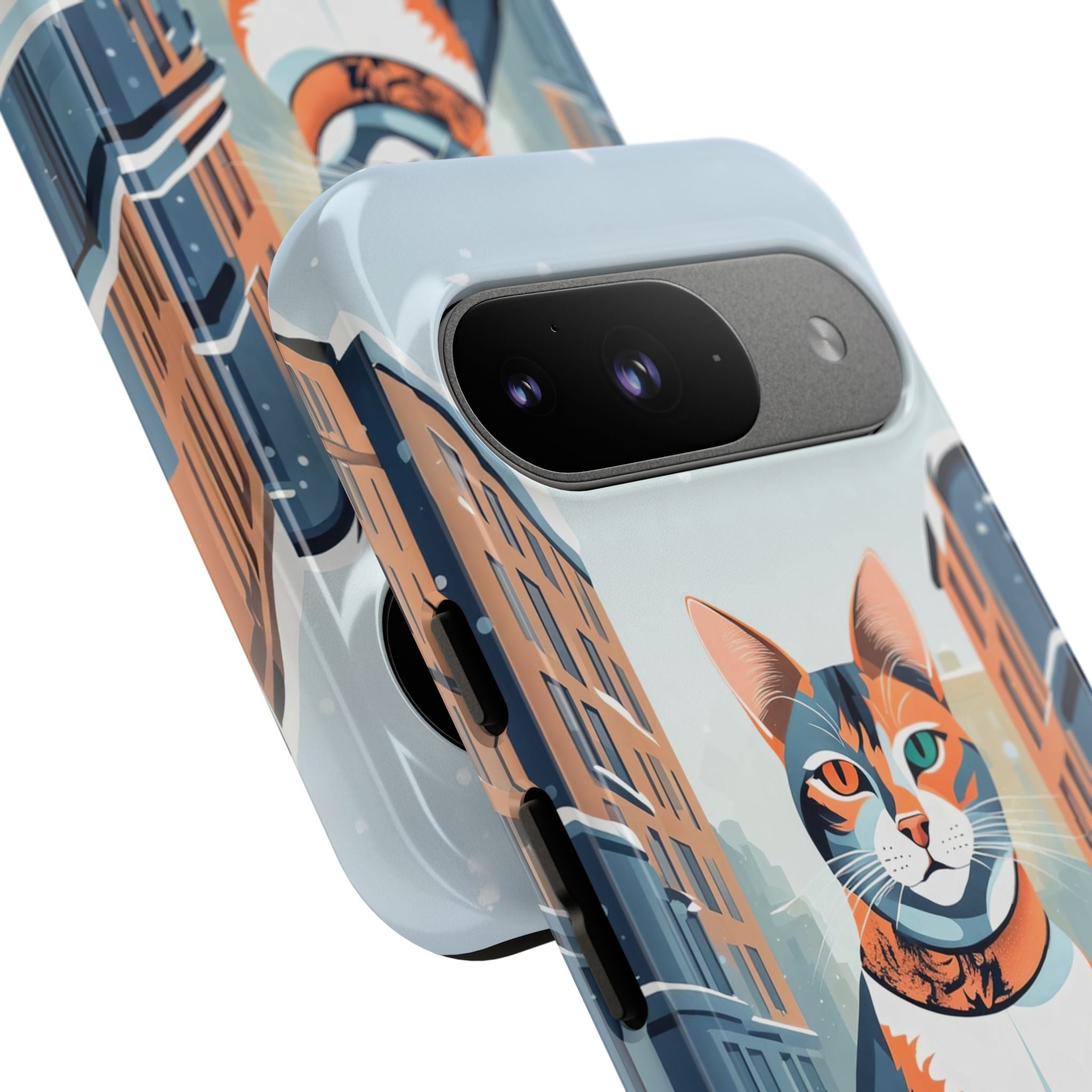 Claws Pawson in the Snow, Cell Phone Case - Apple, Samsung, Google Pixel