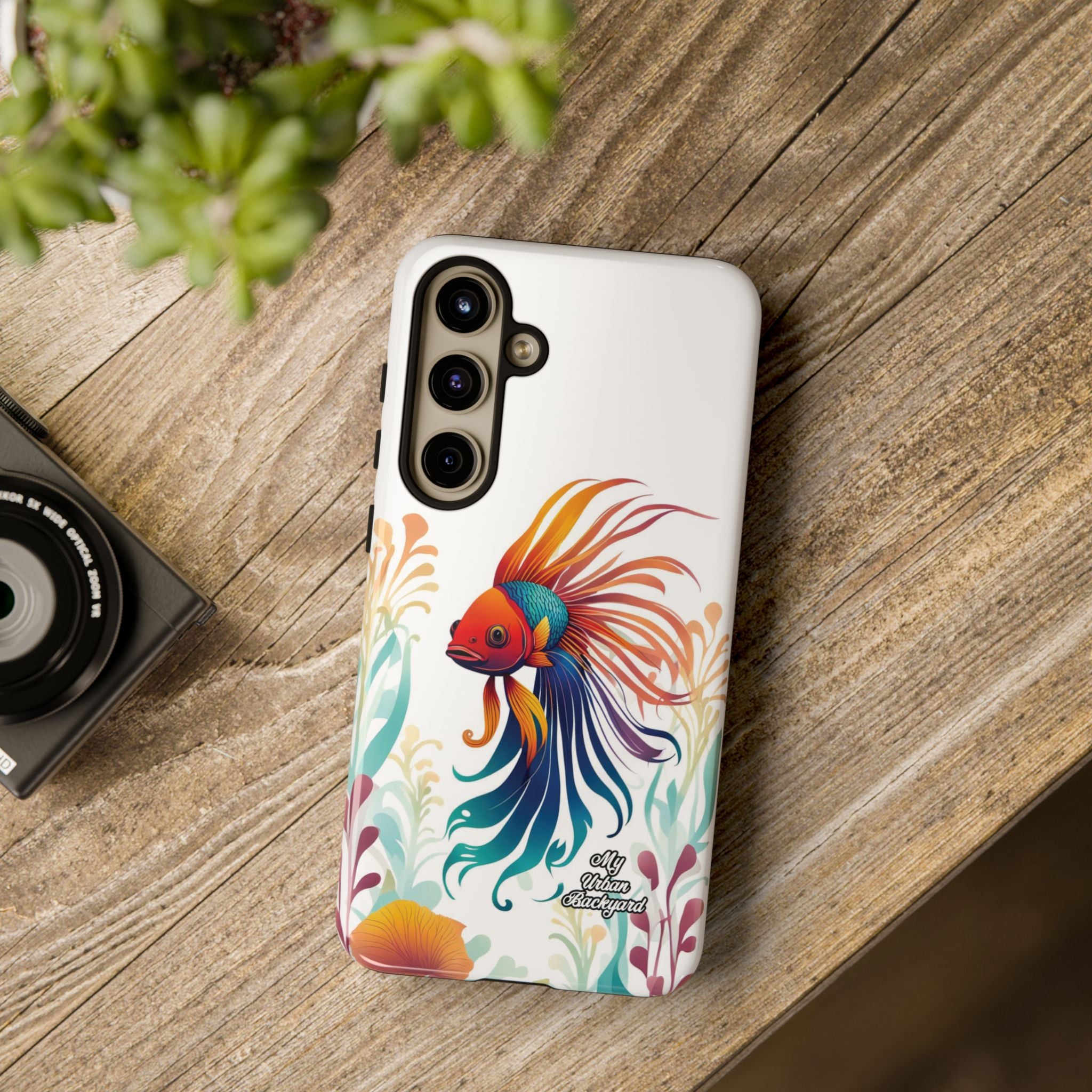 Colorful Betta Fish, Cell Phone Case - Apple, Samsung or Google Pixel