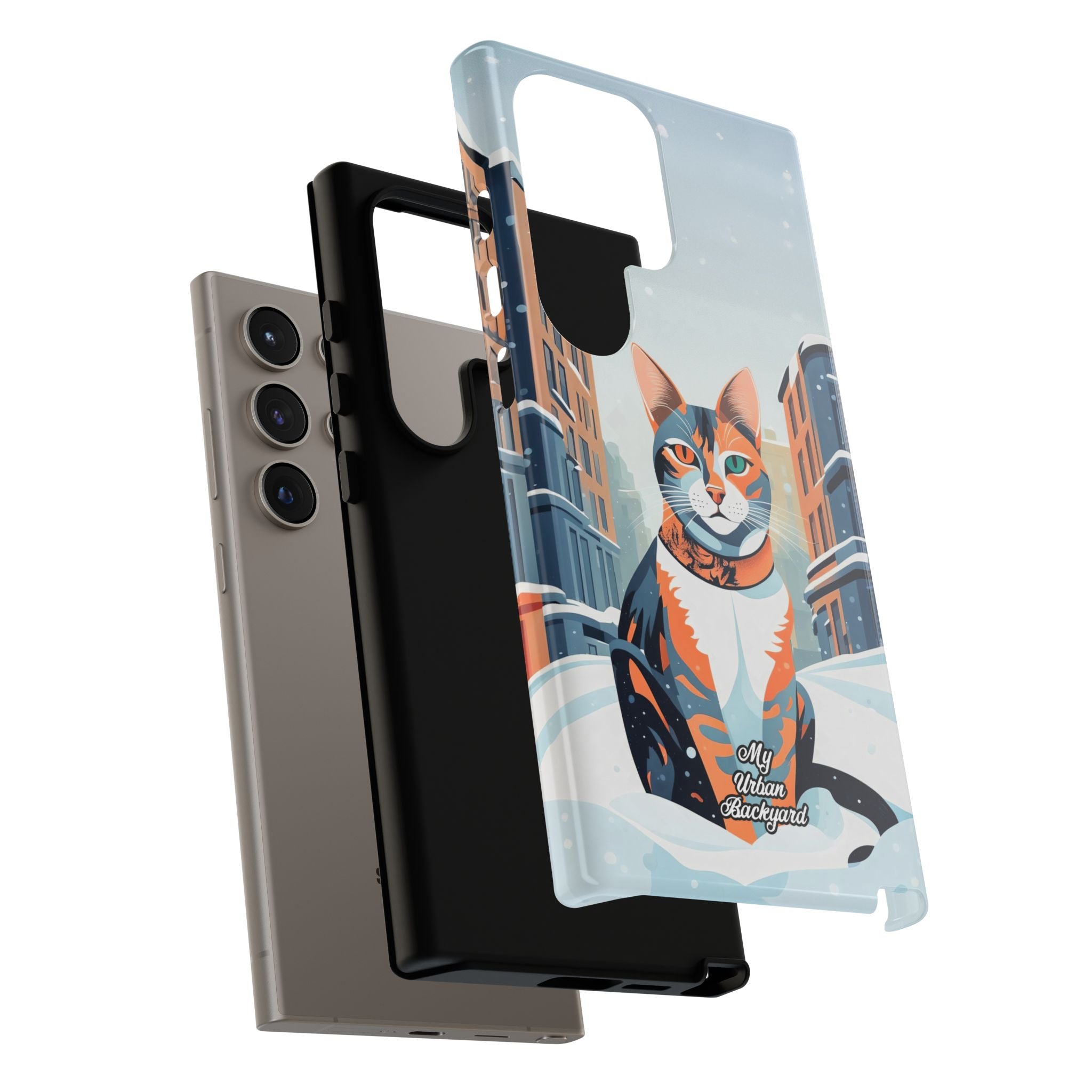 Claws Pawson in the Snow, Cell Phone Case - Apple, Samsung, Google Pixel