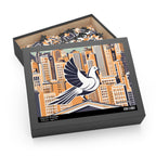 City Bird on Roof, Jigsaw Puzzle