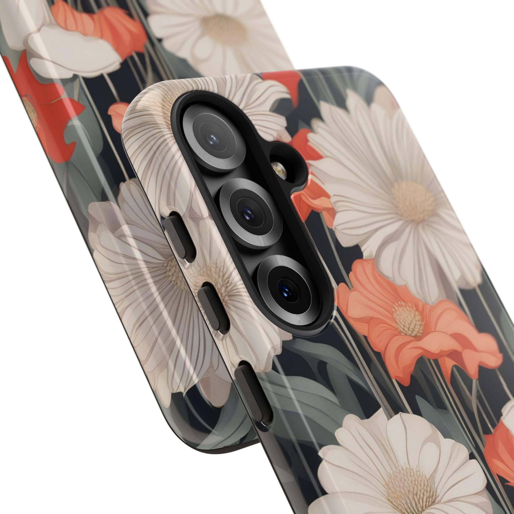 Art Deco Flowers, Cell Phone Case - Apple, Samsung, Google Pixel