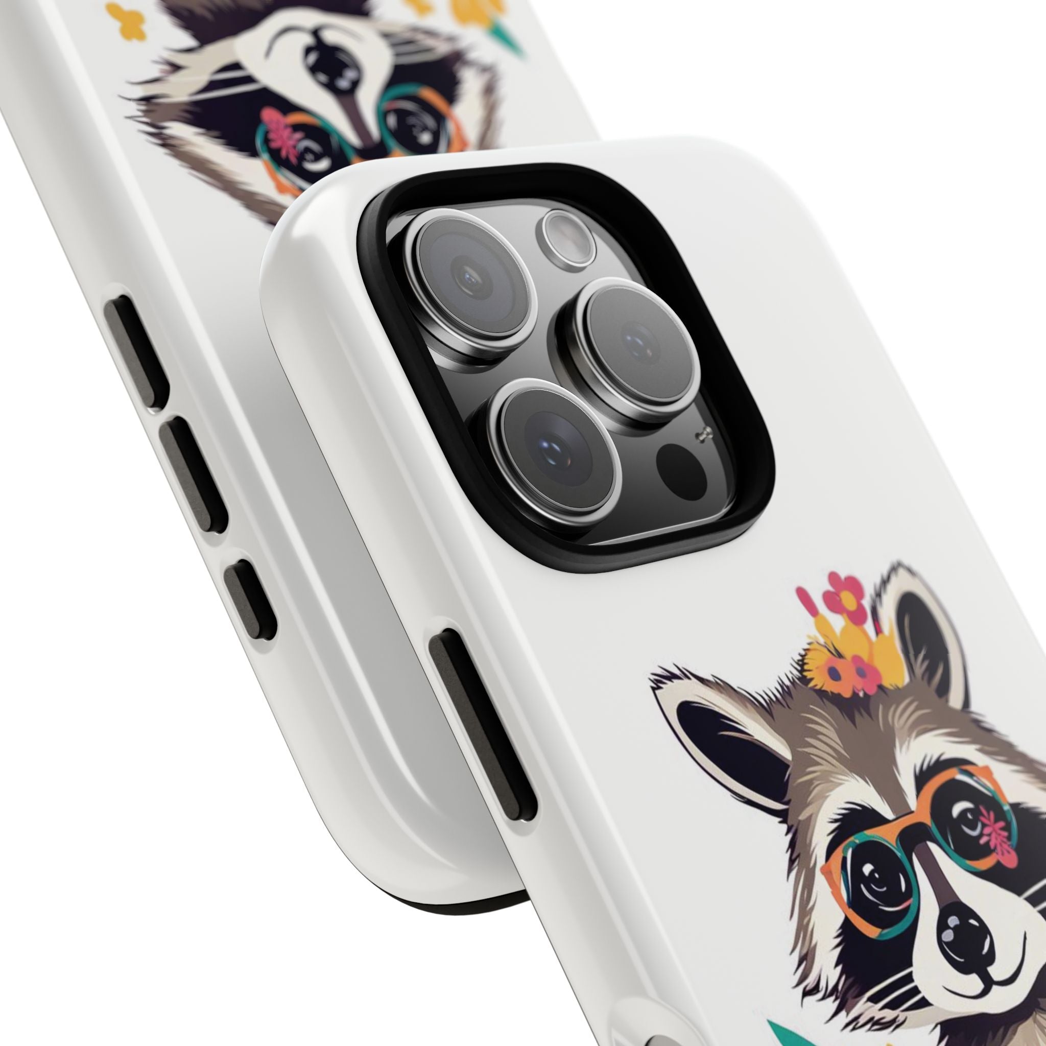 Raccoon with Glasses, Cell Phone Case - Apple, Samsung or Google Pixel