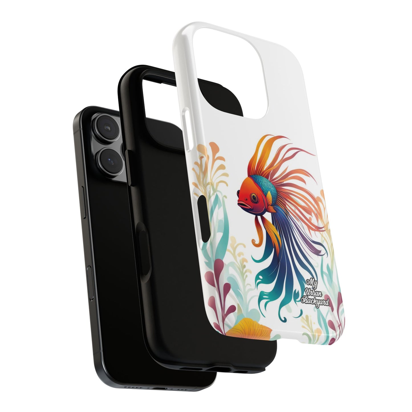 Colorful Betta Fish, Cell Phone Case - Apple, Samsung or Google Pixel