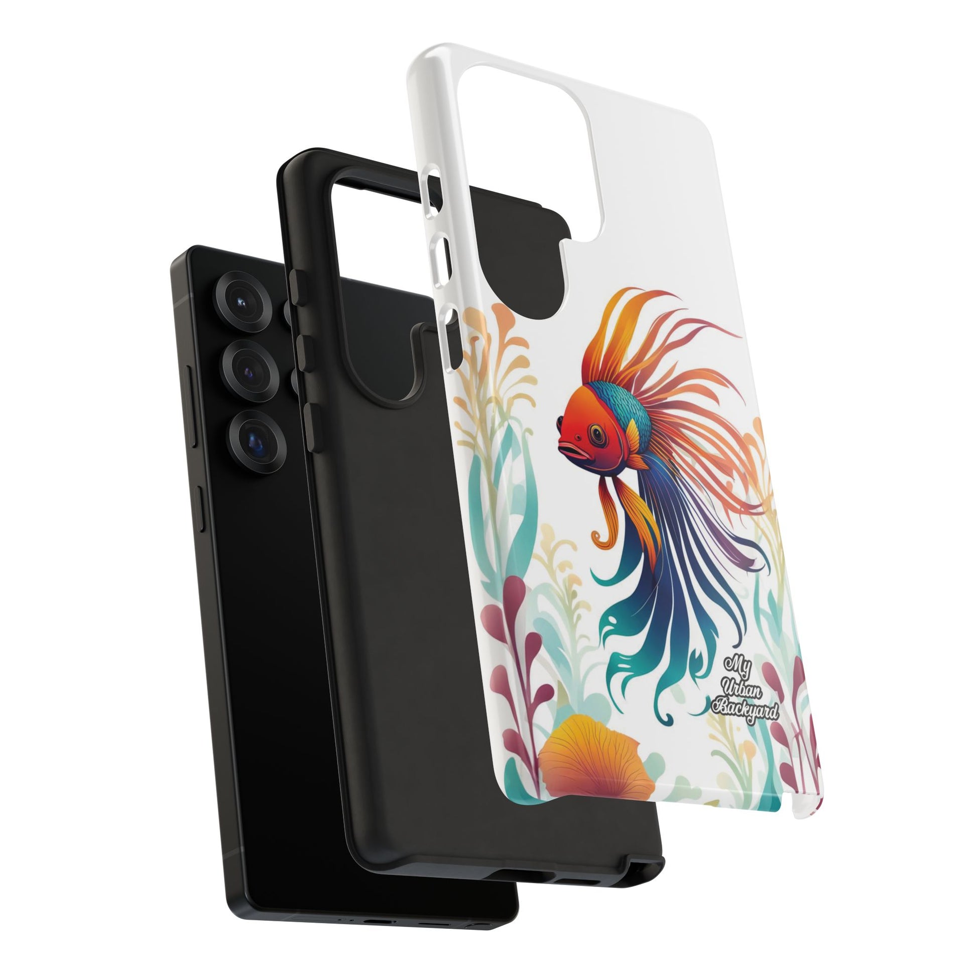 Colorful Betta Fish, Cell Phone Case - Apple, Samsung or Google Pixel