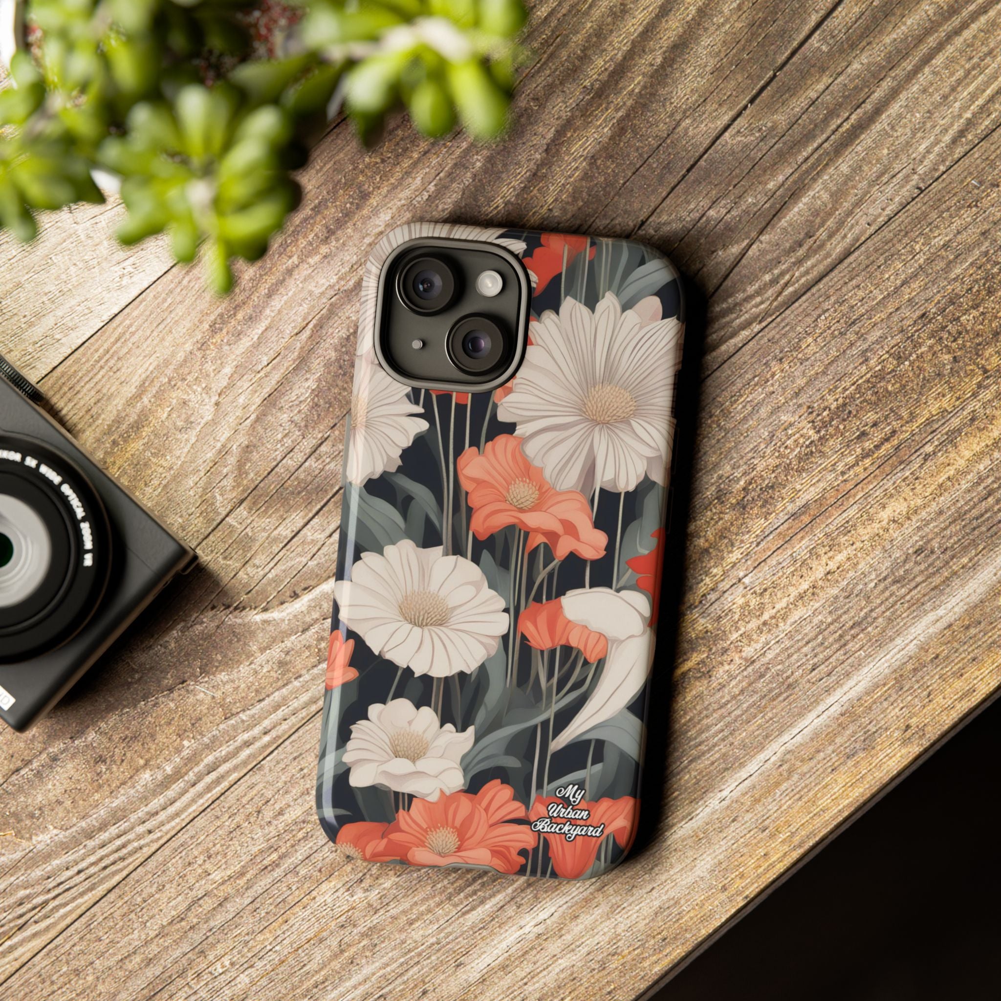 Art Deco Flowers, Cell Phone Case - Apple, Samsung, Google Pixel