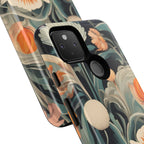 Orange and White Flowers, Cell Phone Case - Apple, Samsung, Google Pixel