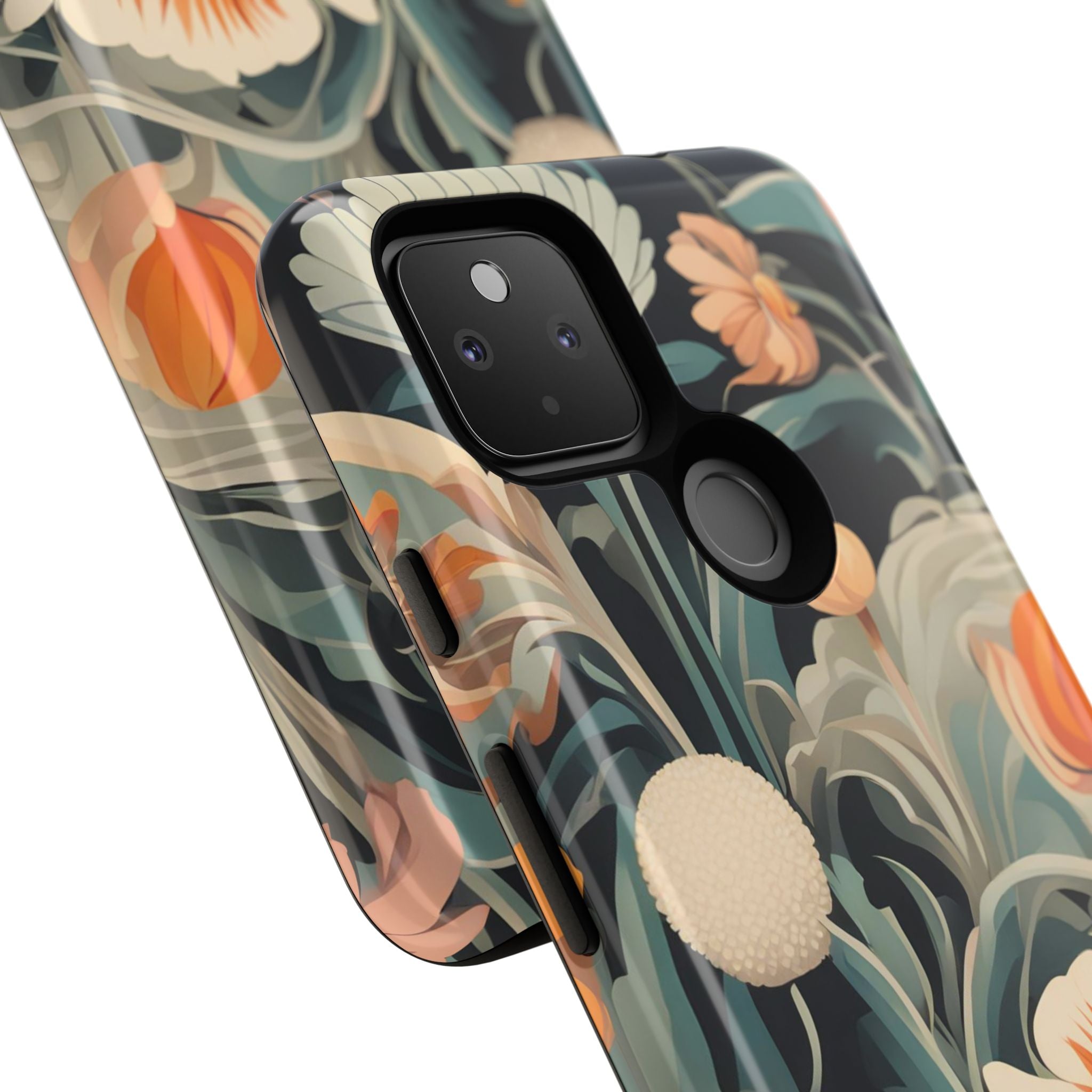 Orange and White Flowers, Cell Phone Case - Apple, Samsung, Google Pixel