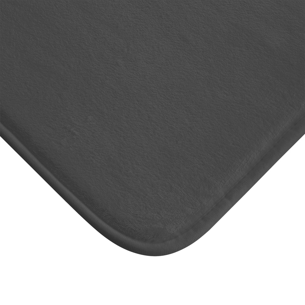 Charcoal Memory Foam Bath Mat — Soft Absorbent Bathroom Rug, 2 sizes