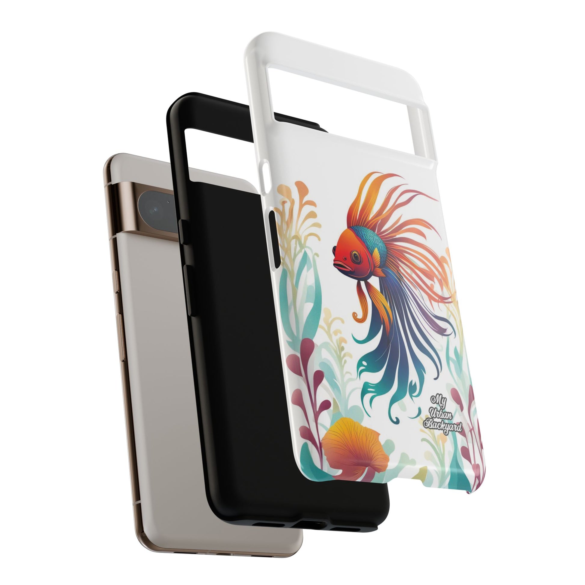 Colorful Betta Fish, Cell Phone Case - Apple, Samsung or Google Pixel